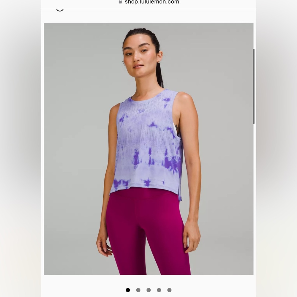 Size 2 Lululemon Tie Dye Croptop